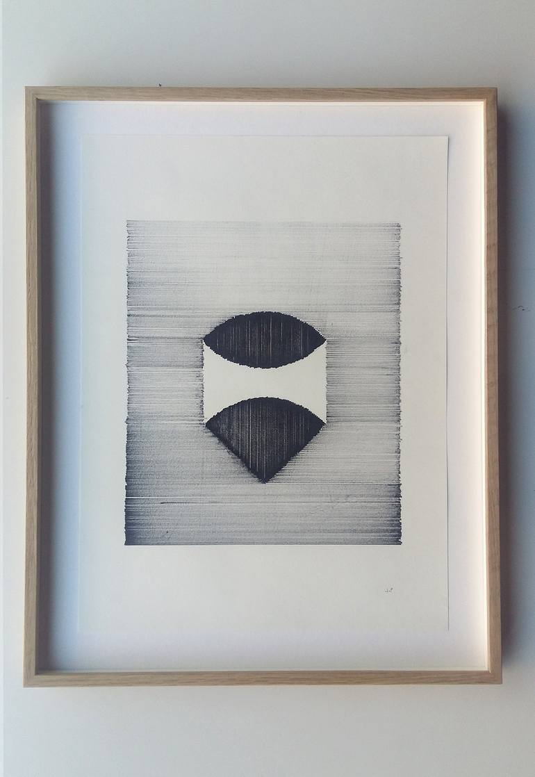 Original Minimalism Abstract Drawing by jesús perea