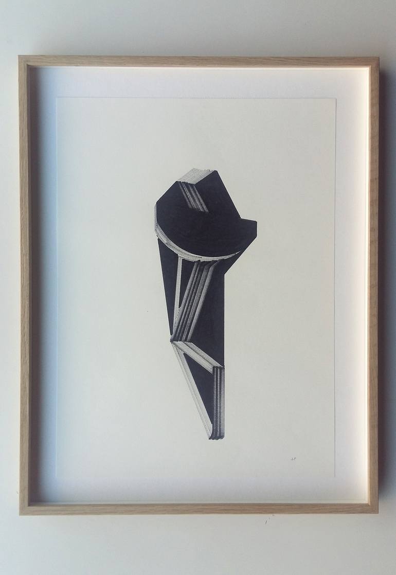 Original Minimalism Abstract Drawing by jesús perea