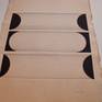 Markers on vintage embossed paper.
Carefully packaged into a rigid tube..