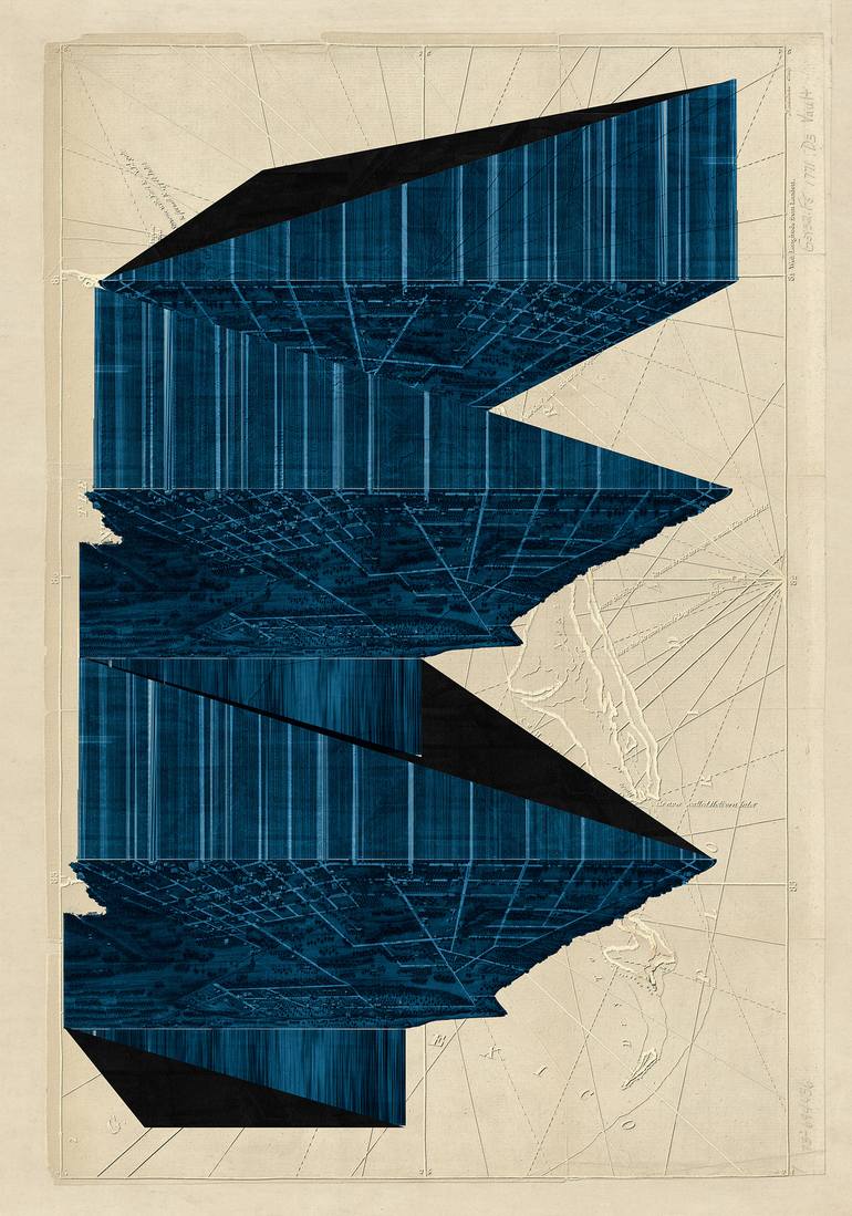 Original Minimalism Abstract Printmaking by Jesús Perea