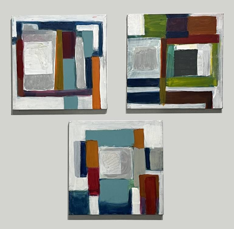 Original Abstract Expressionism Abstract Painting by Robert Petrick