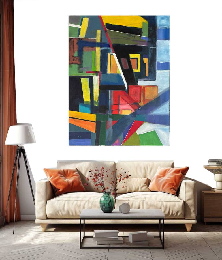 Original Abstract Expressionism Abstract Painting by Robert Petrick