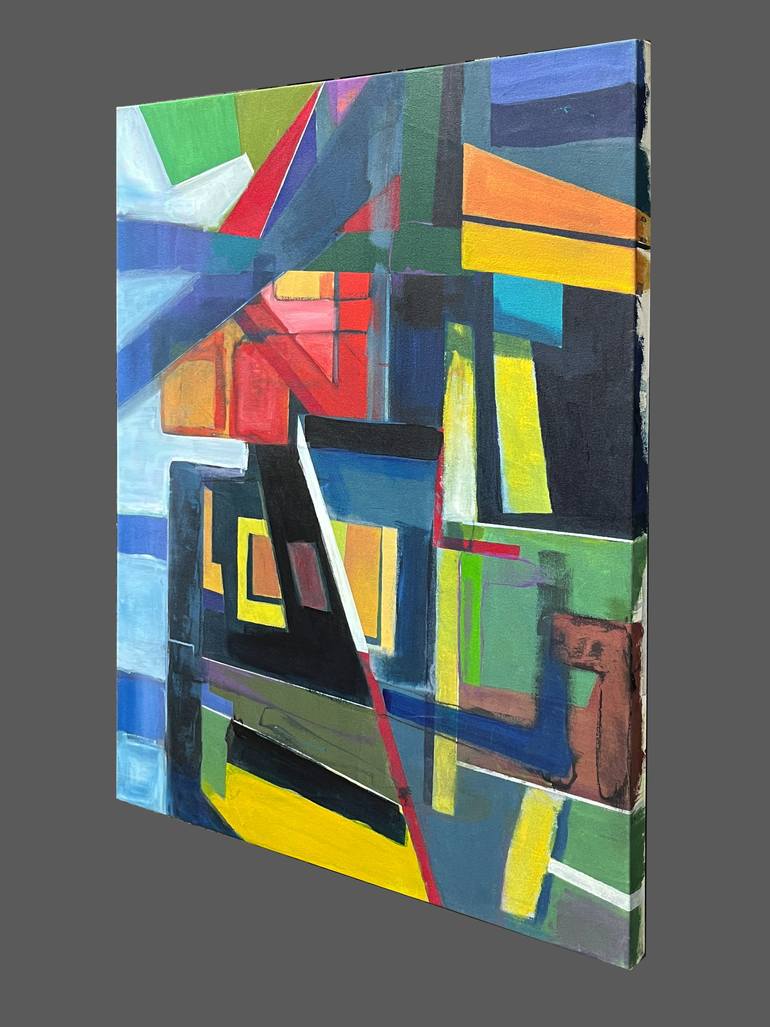 Original Abstract Expressionism Abstract Painting by Robert Petrick