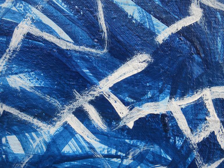 Original Abstract Expressionism Abstract Painting by Robert Petrick