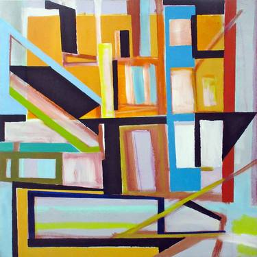 Original Conceptual Abstract Paintings by robert petrick