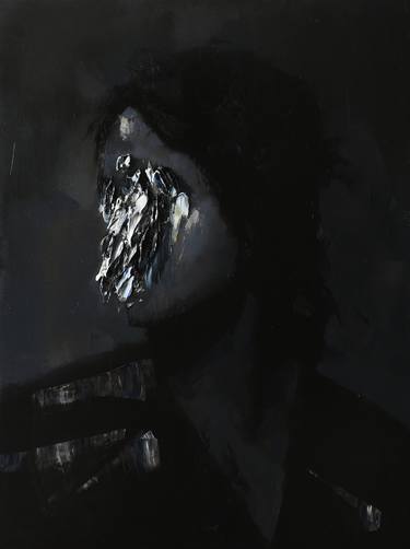 Original Abstract Portrait Paintings by Jean-Luc Almond