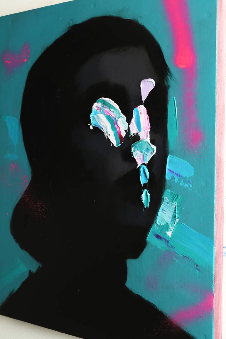 Original Realism People Painting by Jean-Luc Almond