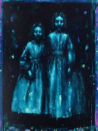 Original Baroque People Painting by Jean-Luc Almond