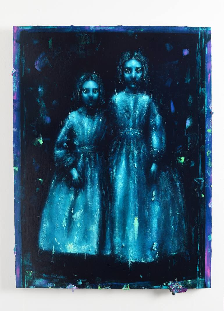 Original Baroque People Painting by Jean-Luc Almond