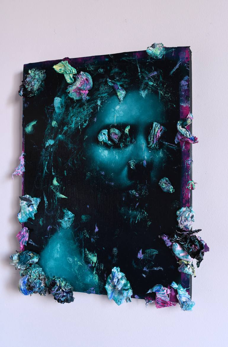 Original Abstract People Painting by Jean-Luc Almond