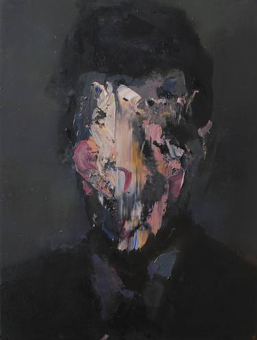 Original Abstract Portrait Paintings by Jean-Luc Almond