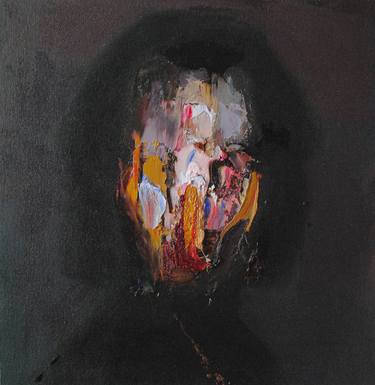 Original Abstract Expressionism Portrait Paintings by Jean-Luc Almond