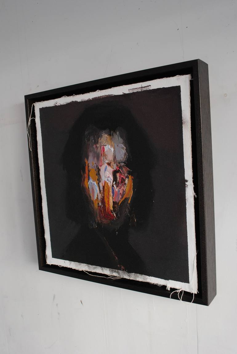 Original Abstract Expressionism Portrait Painting by Jean-Luc Almond