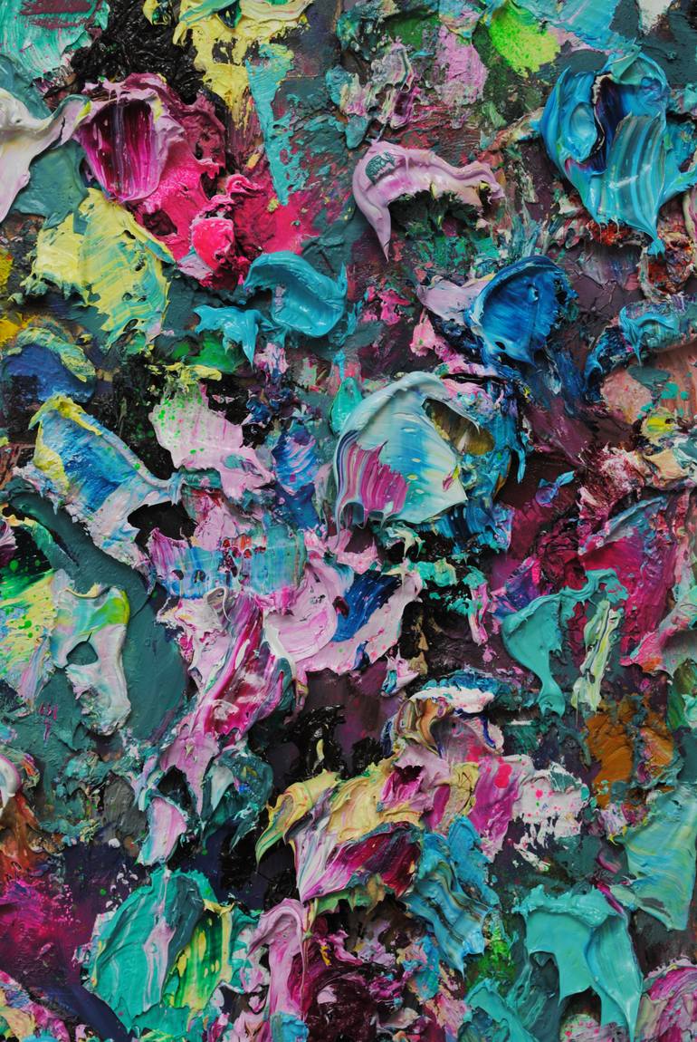 Original Abstract Expressionism Abstract Painting by Jean-Luc Almond