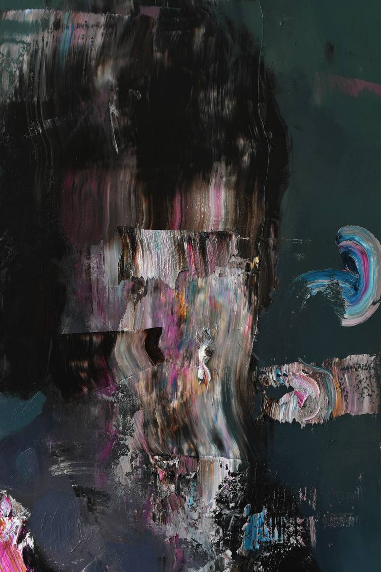 Original Abstract People Painting by Jean-Luc Almond