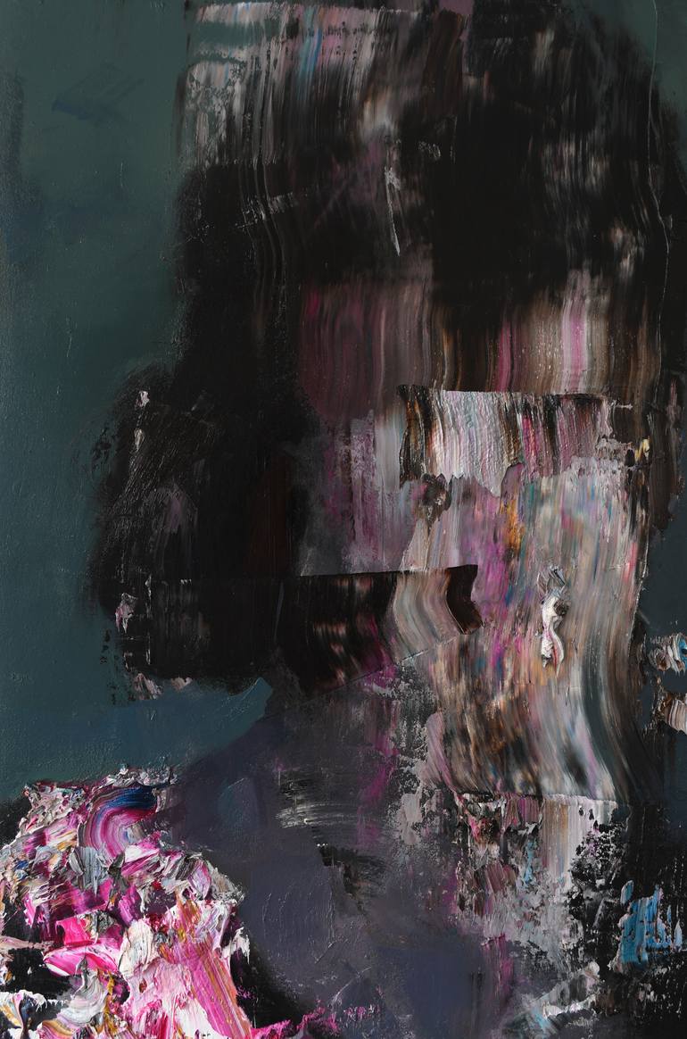 Original Abstract People Painting by Jean-Luc Almond