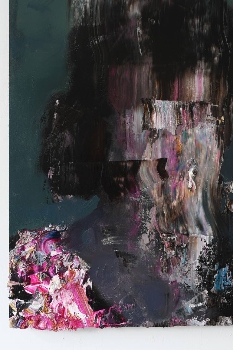 Original Abstract People Painting by Jean-Luc Almond