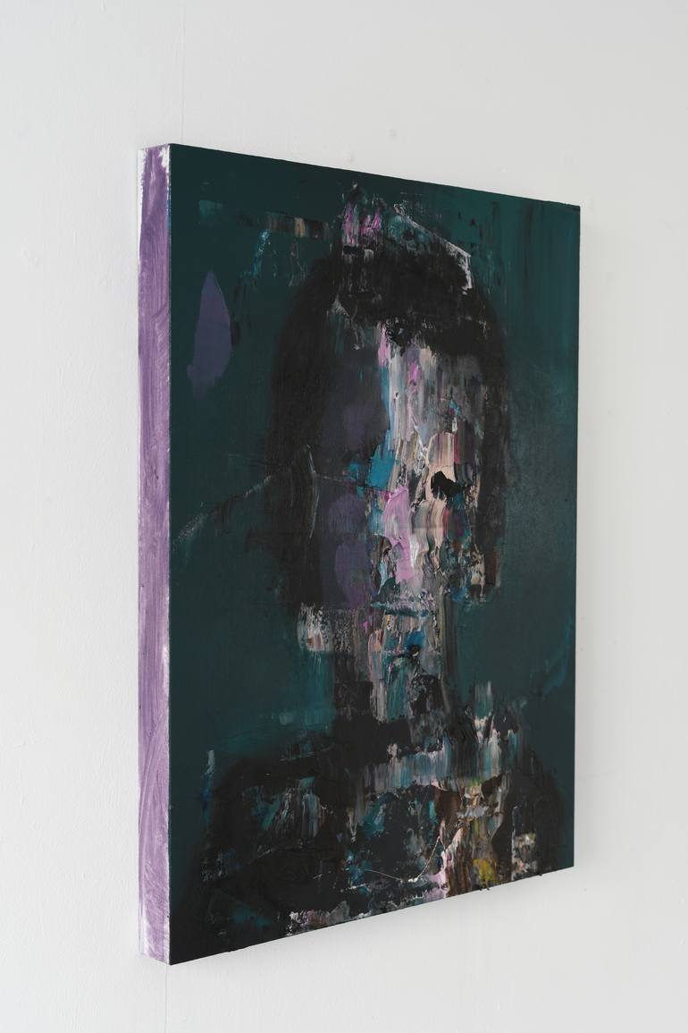 Original Abstract Expressionism People Painting by Jean-Luc Almond