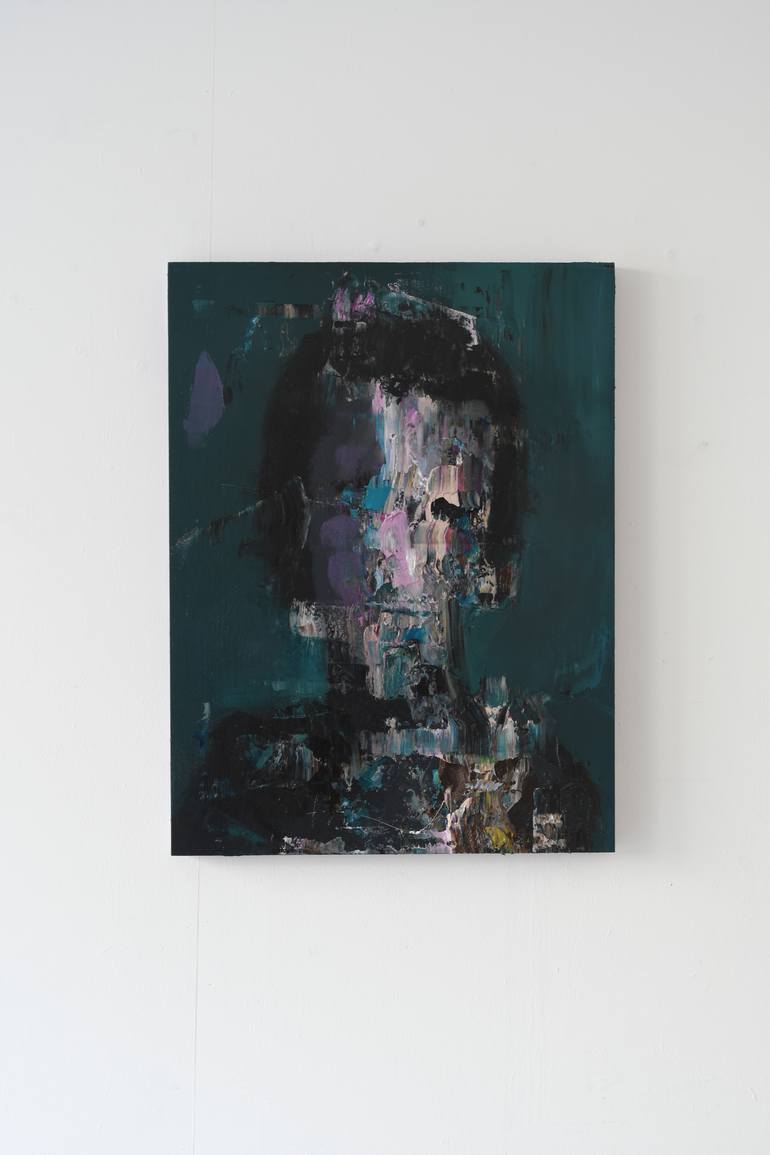 Original Abstract Expressionism People Painting by Jean-Luc Almond