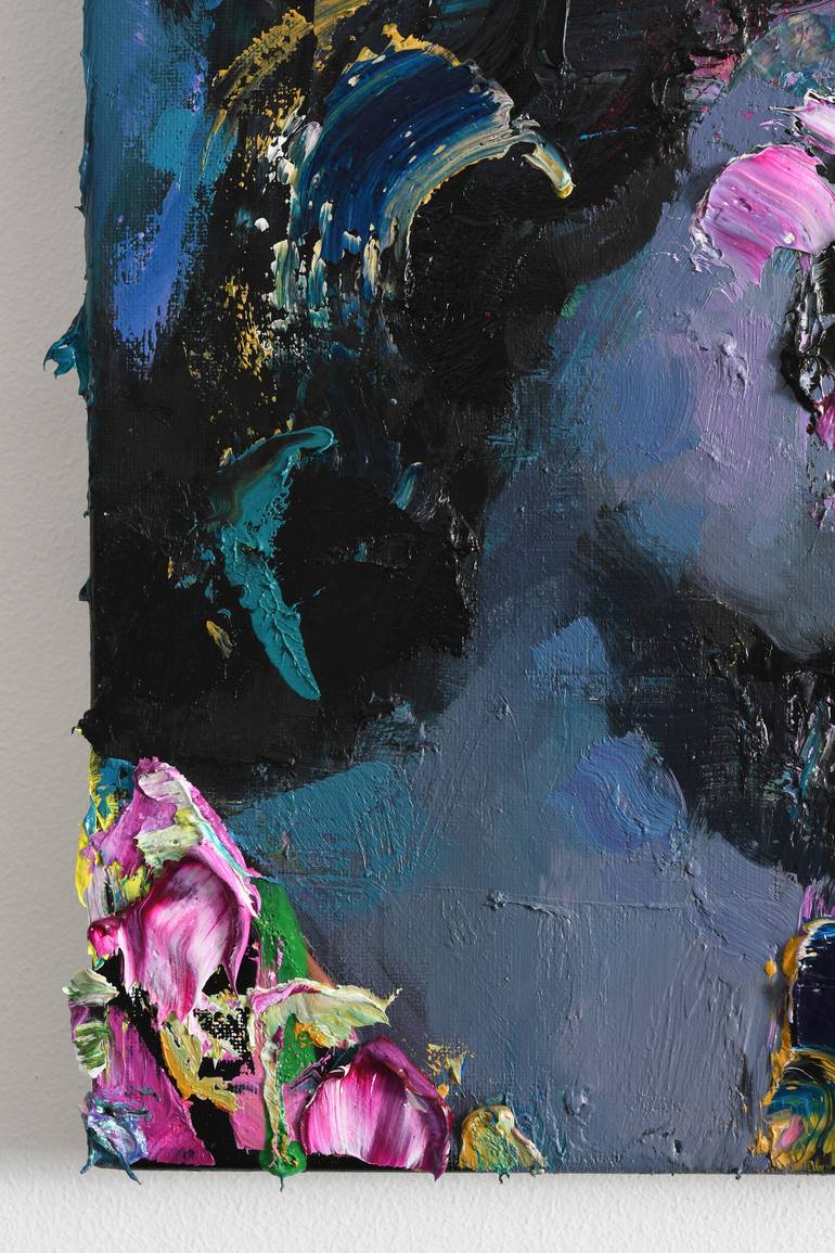 Original Abstract Expressionism People Painting by Jean-Luc Almond