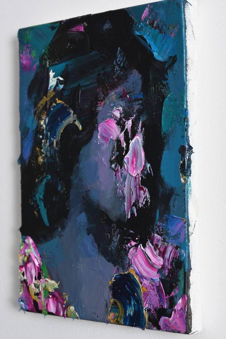 Original Abstract Expressionism People Painting by Jean-Luc Almond