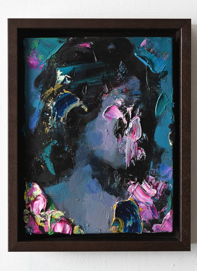 Original Abstract Expressionism People Painting by Jean-Luc Almond
