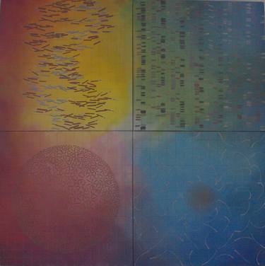 Print of Abstract Science/Technology Paintings by Rachel Pennington