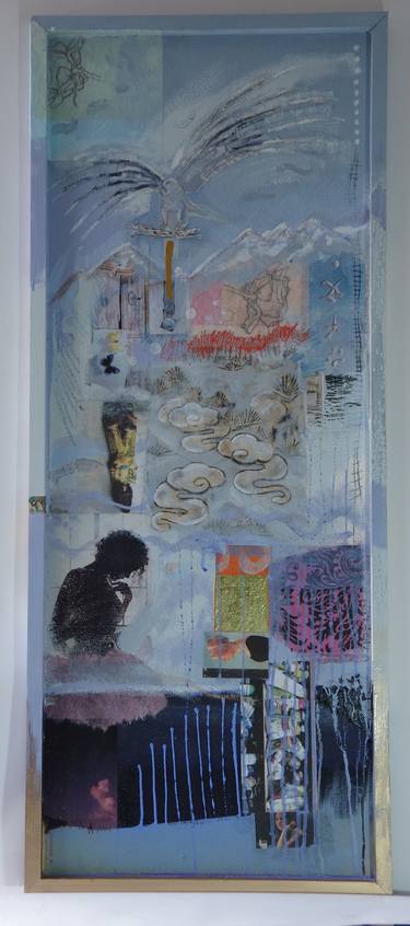 Original Expressionism World Culture Collage by Rachel Pennington