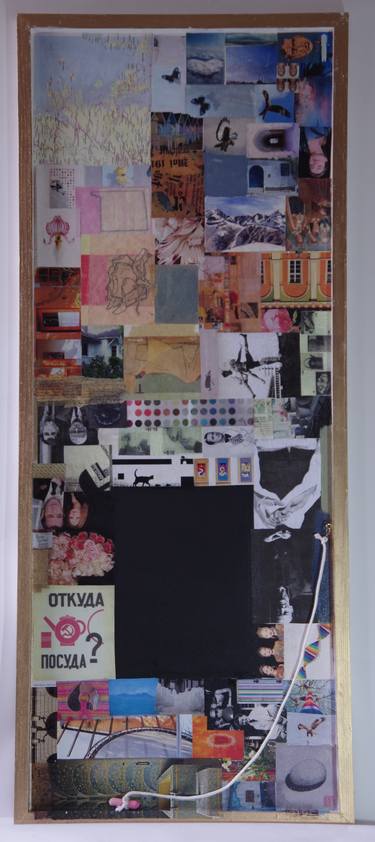 Original Expressionism World Culture Collage by Rachel Pennington