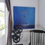 Oil on canvas - commissioned for show at the Stylepixie Salon in Paris ... based on an earlier series of abstract works shown at the McIntosh Gallery, Glasgow in 1994. This canvas was exhibited in Paris (June-September 2013) and in Luxembourg (February-May 2014).