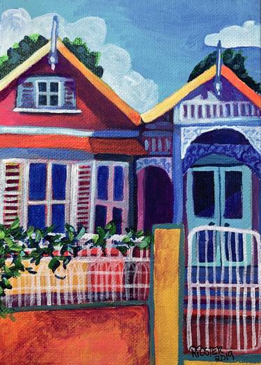 Original Architecture Paintings by Rebecca Foster