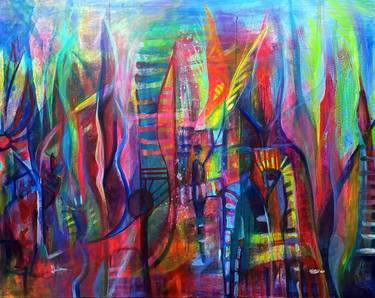 Original Abstract Paintings by Rebecca Foster