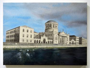Print of Fine Art Architecture Paintings by John Dowling