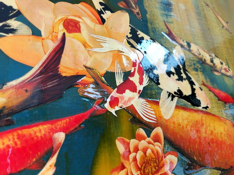 Original Abstract Expressionism Animal Painting by Lily Greenwood