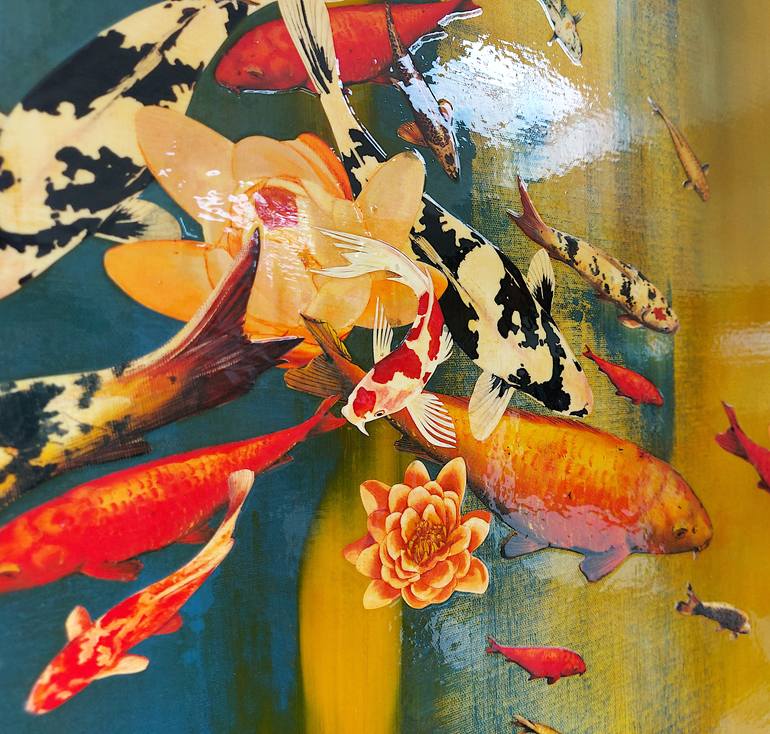 Original Abstract Expressionism Animal Painting by Lily Greenwood