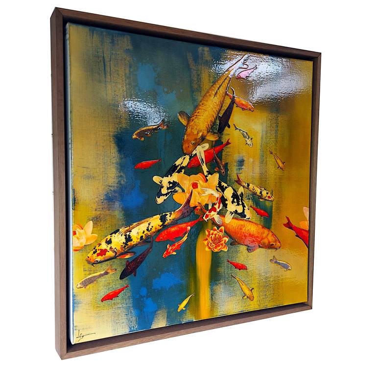 Original Abstract Expressionism Animal Painting by Lily Greenwood