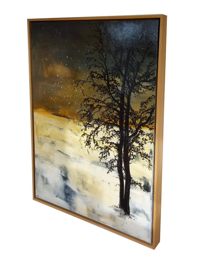 Original Expressionism Tree Painting by Lily Greenwood
