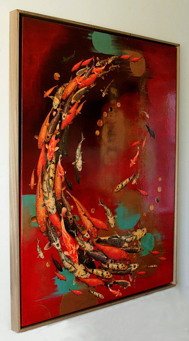 Original Fish Painting by Lily Greenwood