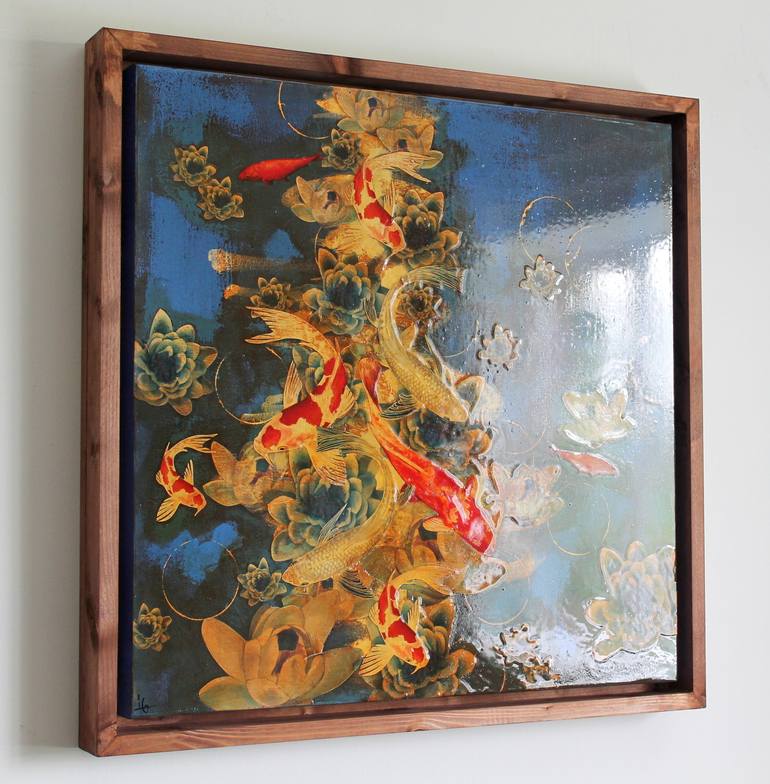 Original Expressionism Animal Painting by Lily Greenwood