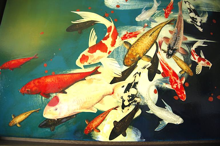 Original Expressionism Animal Painting by Lily Greenwood