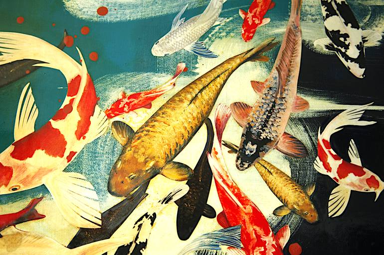 Original Expressionism Animal Painting by Lily Greenwood