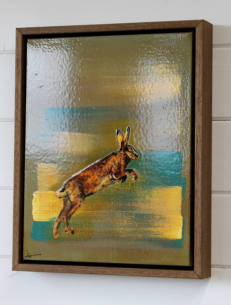 Original Expressionism Animal Painting by Lily Greenwood