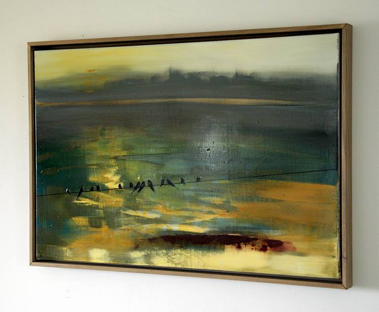 Original Abstract Expressionism Landscape Painting by Lily Greenwood