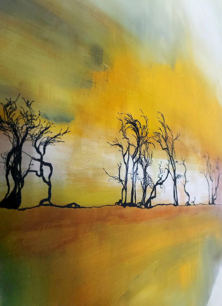 Original Expressionism Landscape Painting by Lily Greenwood