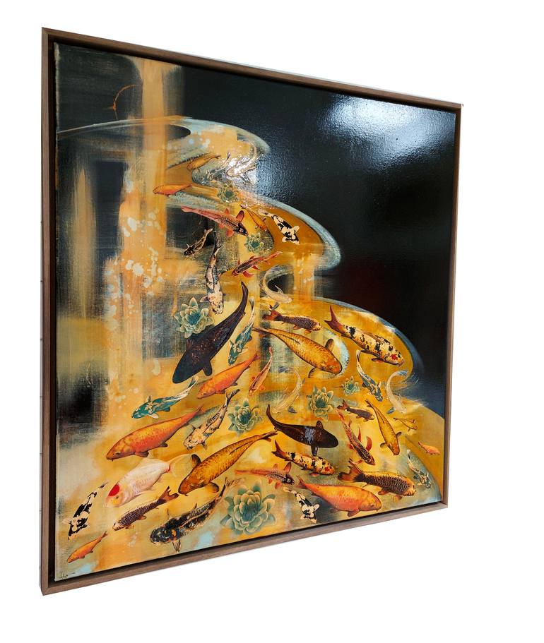 Original Abstract Expressionism Animal Painting by Lily Greenwood