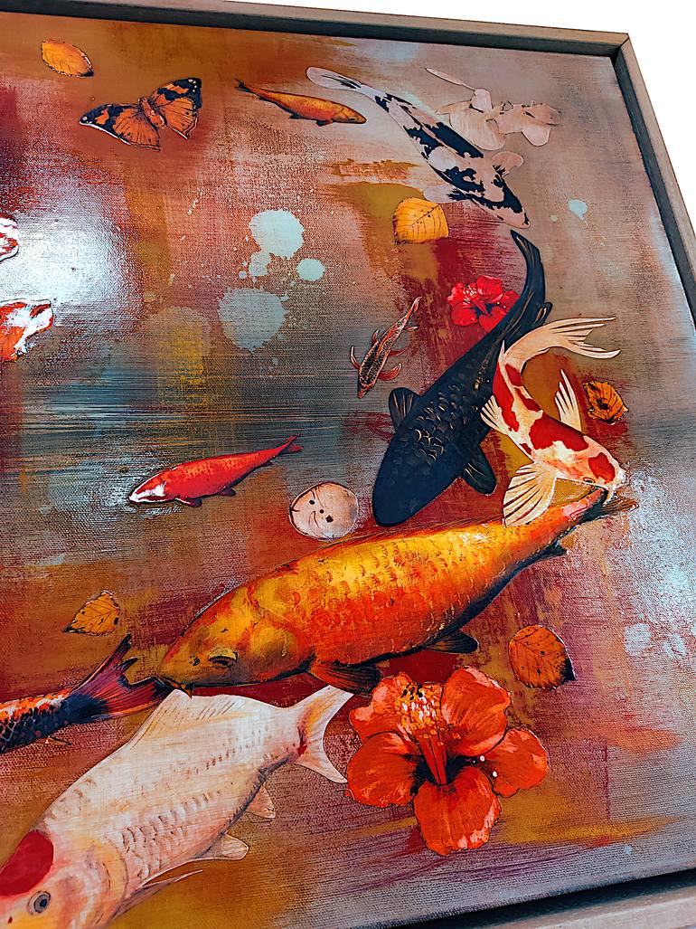 Original Abstract Expressionism Animal Painting by Lily Greenwood