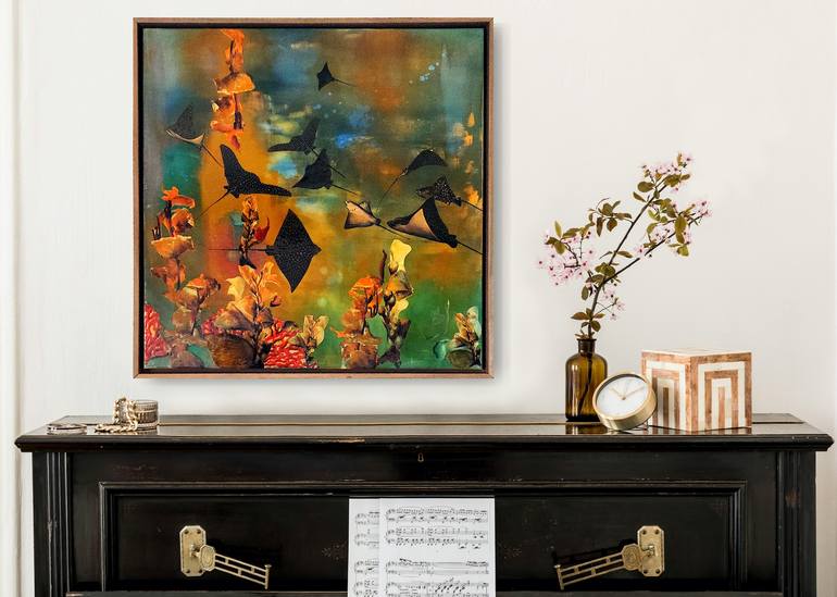 Original Expressionism Seascape Painting by Lily Greenwood