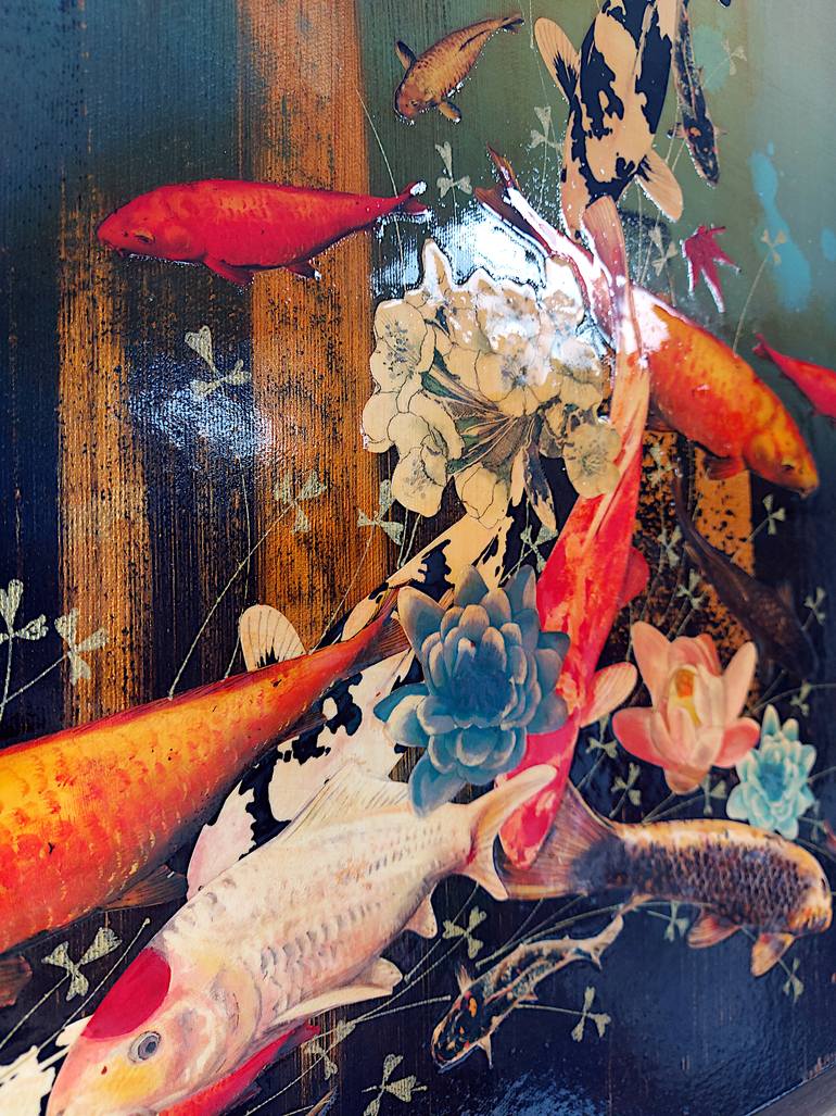 Original Expressionism Animal Painting by Lily Greenwood