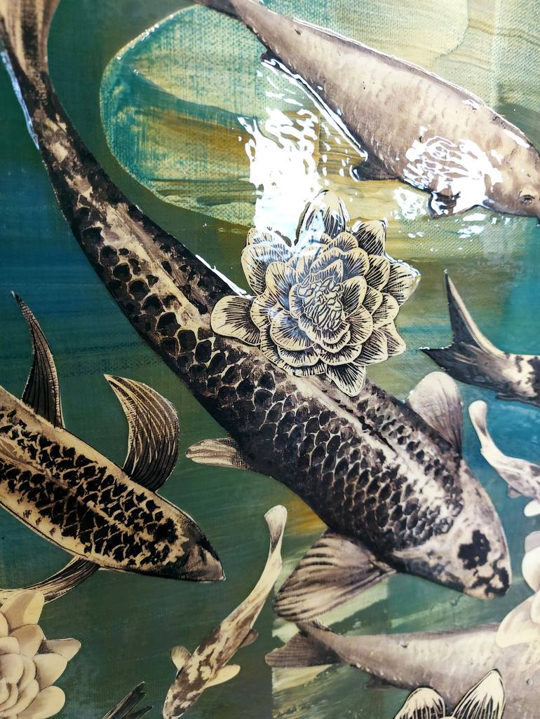 Original Fish Painting by Lily Greenwood