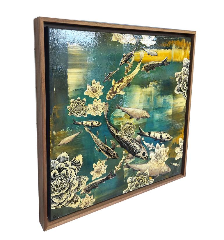 Original Expressionism Animal Painting by Lily Greenwood